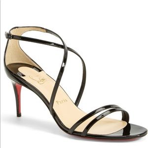 christian louboutin Gwinee 70 Black Sandal $745 39